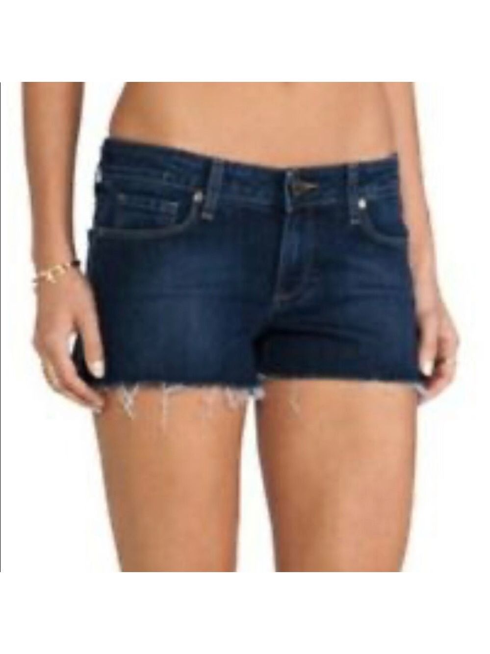 𝅺PAIGE Catalina cut off denim jean shorts sz 30